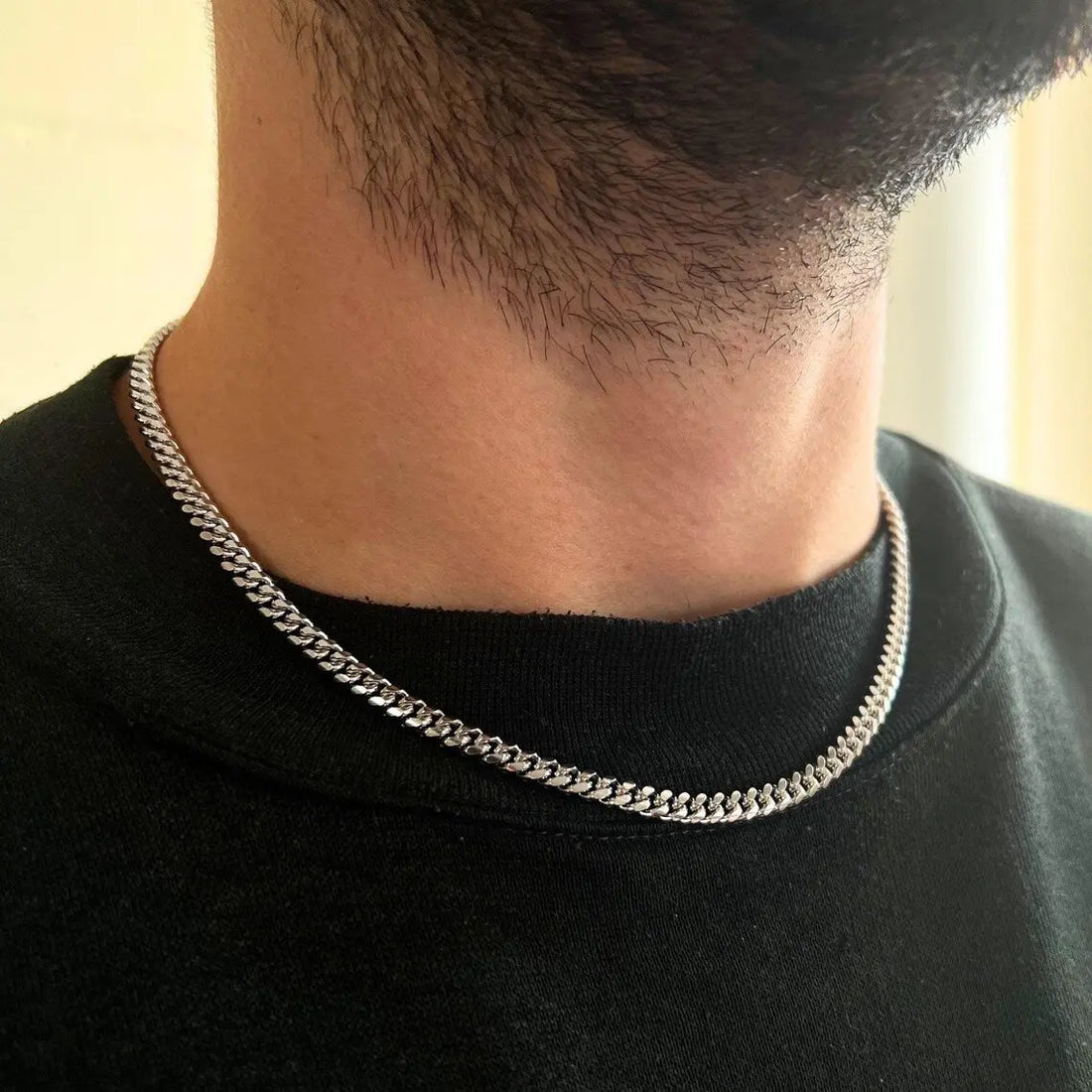 Stainless Steel Chain Silver For Men Women empirewaers.store