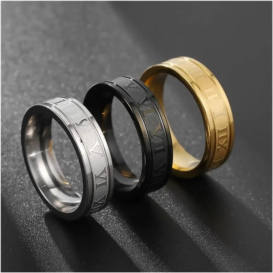 Ring Romen Count Golden Stainless Steel empirewaers.store