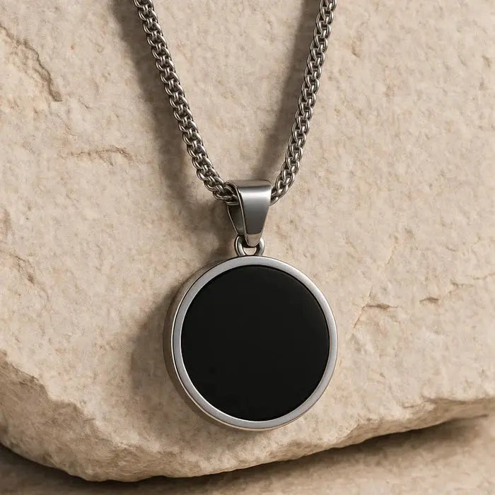 Silver Stainless Stone Chain For Men empirewaers.store