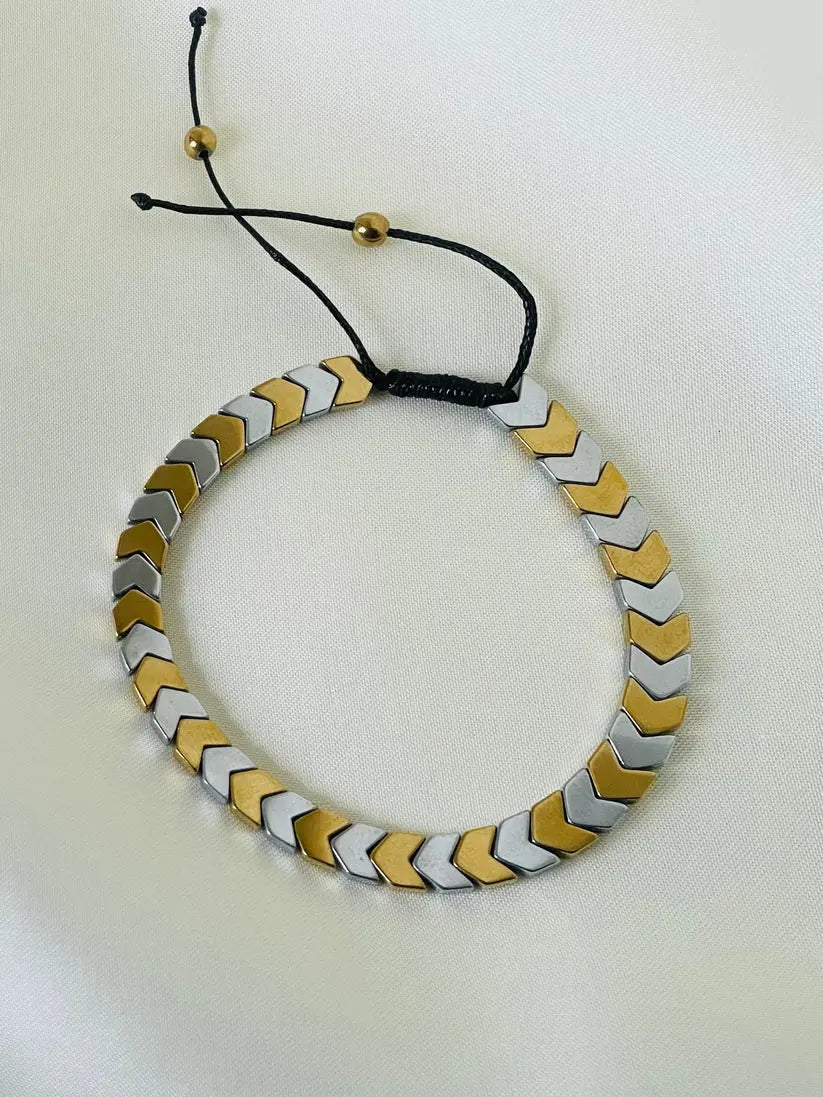 Silver Golden Arrow Bracelet empirewaers.store