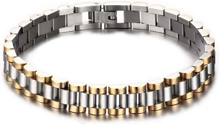 Premium Stainless Steel Golden Bracelet empirewaers.store