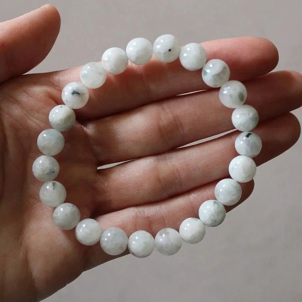 White Beads Bracelet empirewaers.store