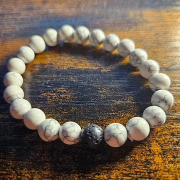 White Beads Bracelet empirewaers.store