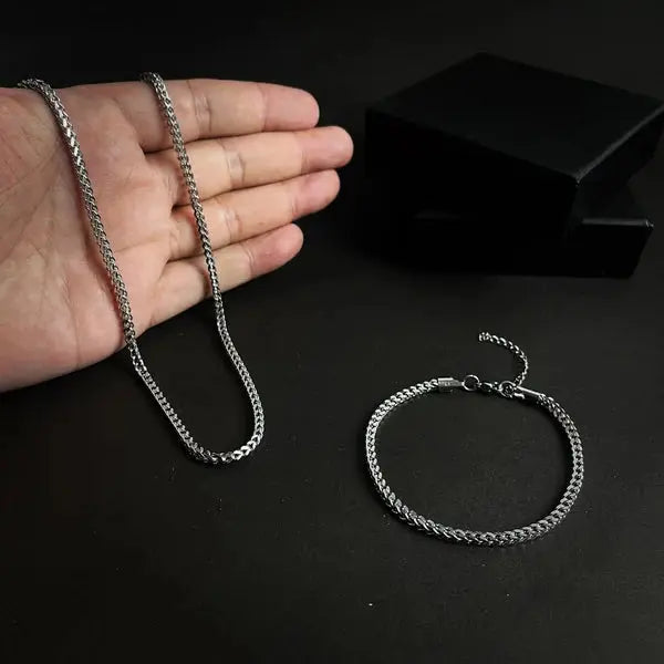 Trendy Silver Stainless Steel Chain empirewaers.store