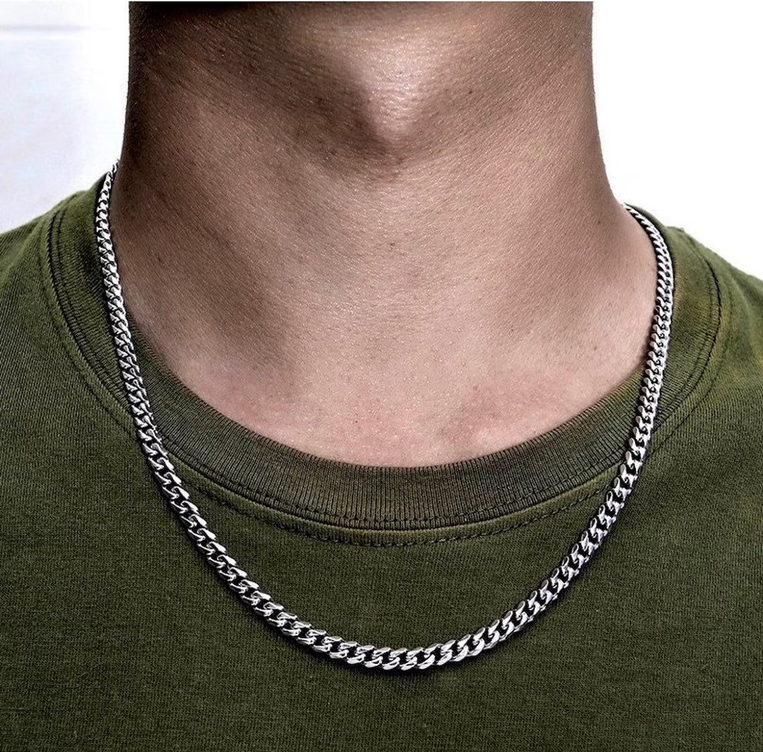 Stainless Steel Chain Silver empirewaers.store