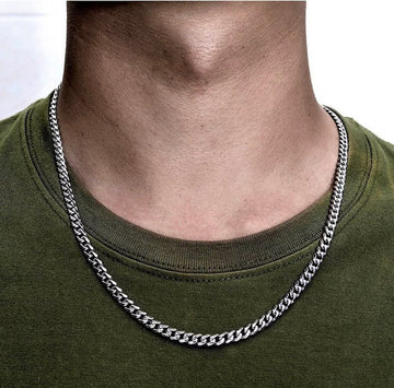 Stainless Steel Chain Silver empirewaers.store