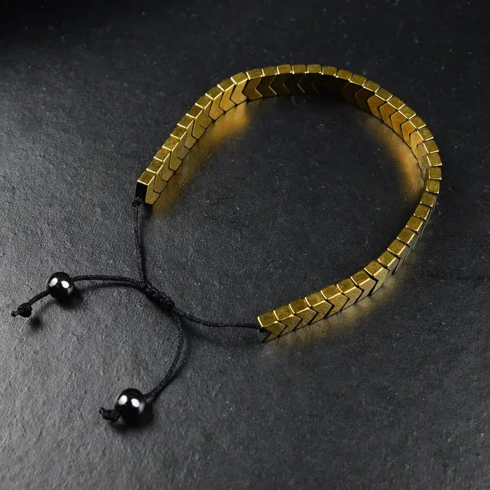 Golden Arrow Bracelets For Men Women empirewaers.store