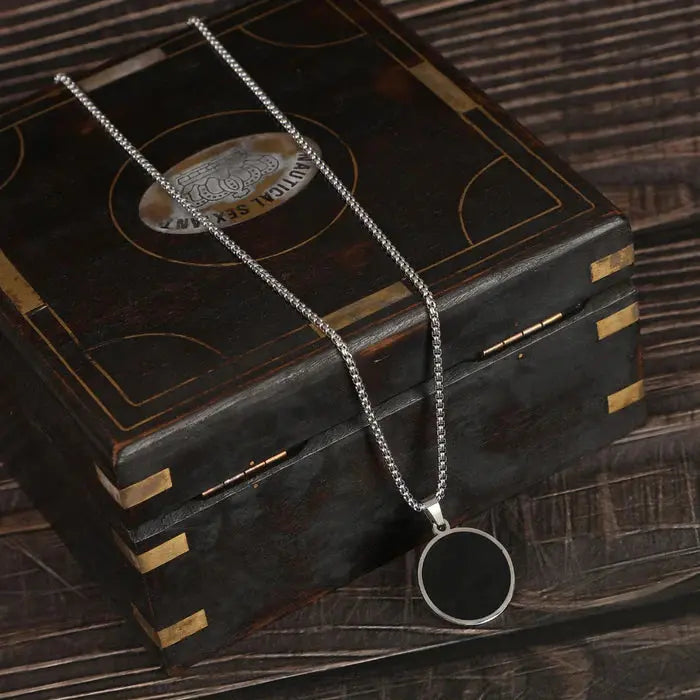 Silver Stainless Stone Chain For Men empirewaers.store