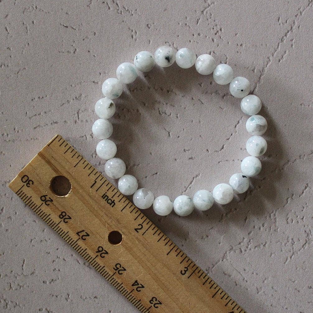White Beads Bracelet empirewaers.store