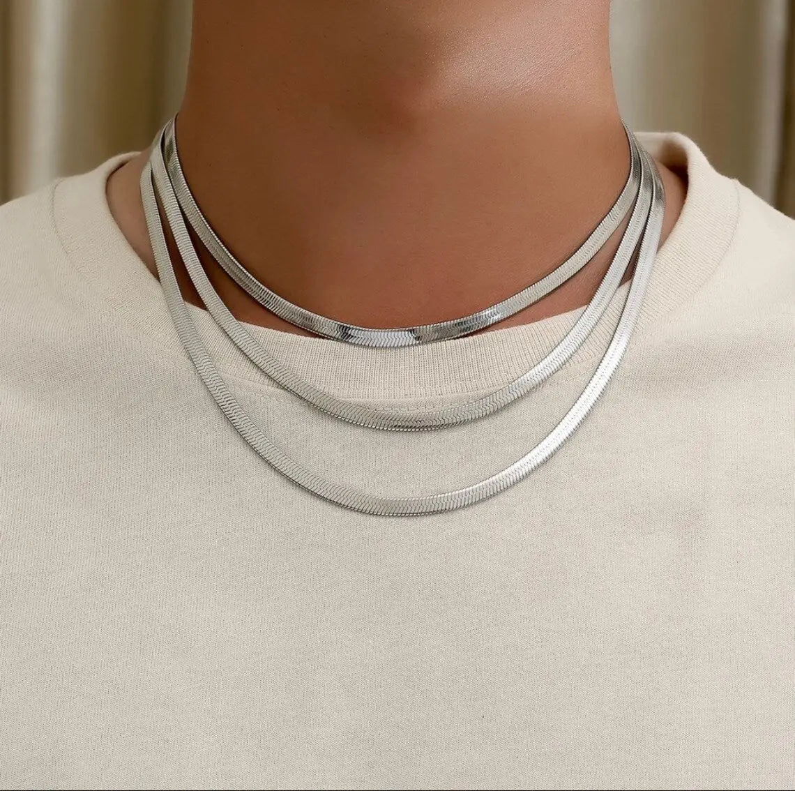 Stainless Steel Snake Chain Silver empirewaers.store