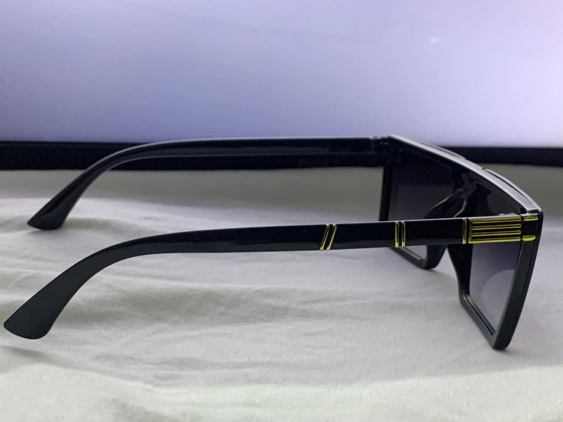 Sunglasses With Golden Strip empirewaers.store