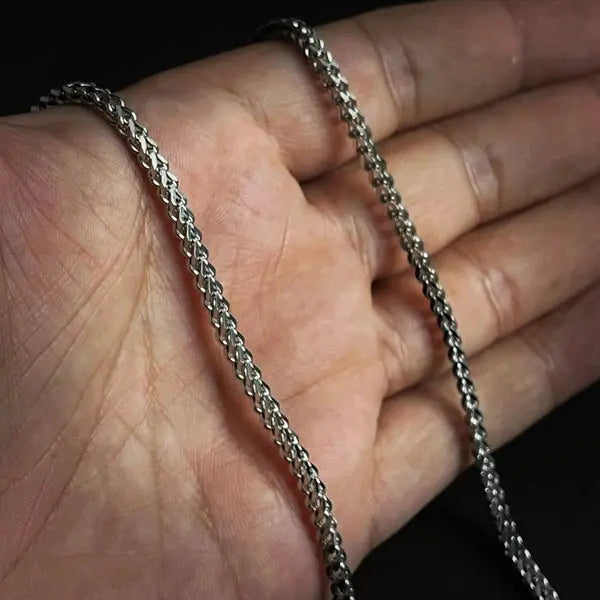 Trendy Silver Stainless Steel Chain empirewaers.store