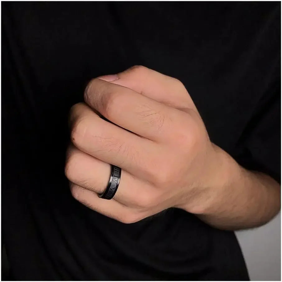 Ring Romen Count Golden Stainless Steel empirewaers.store