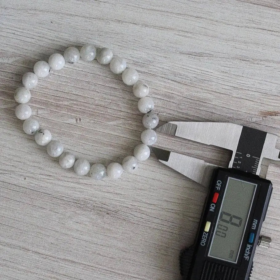 White Beads Bracelet empirewaers.store