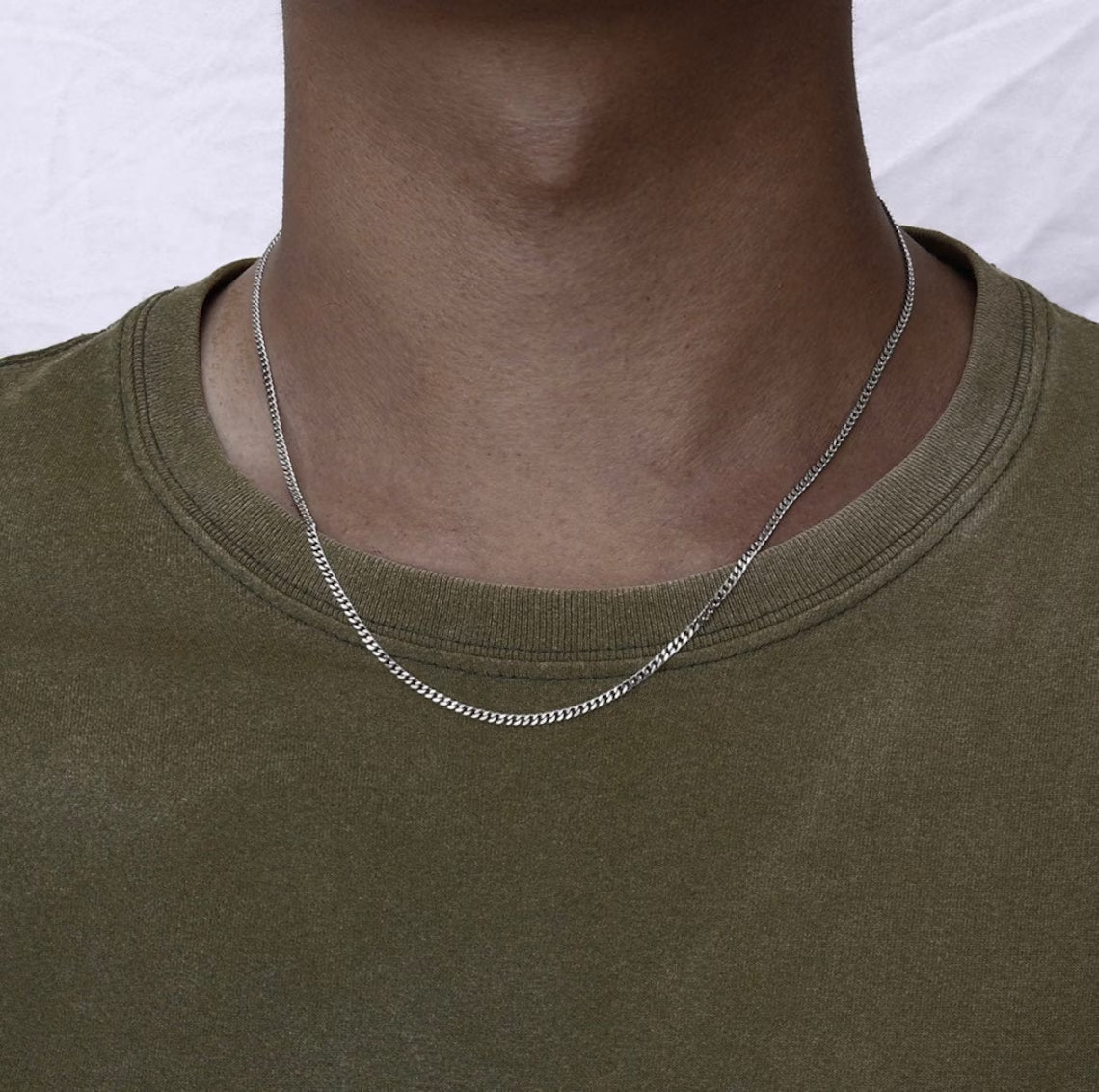 Silver Stainless Steel Chain For Men empirewaers.store