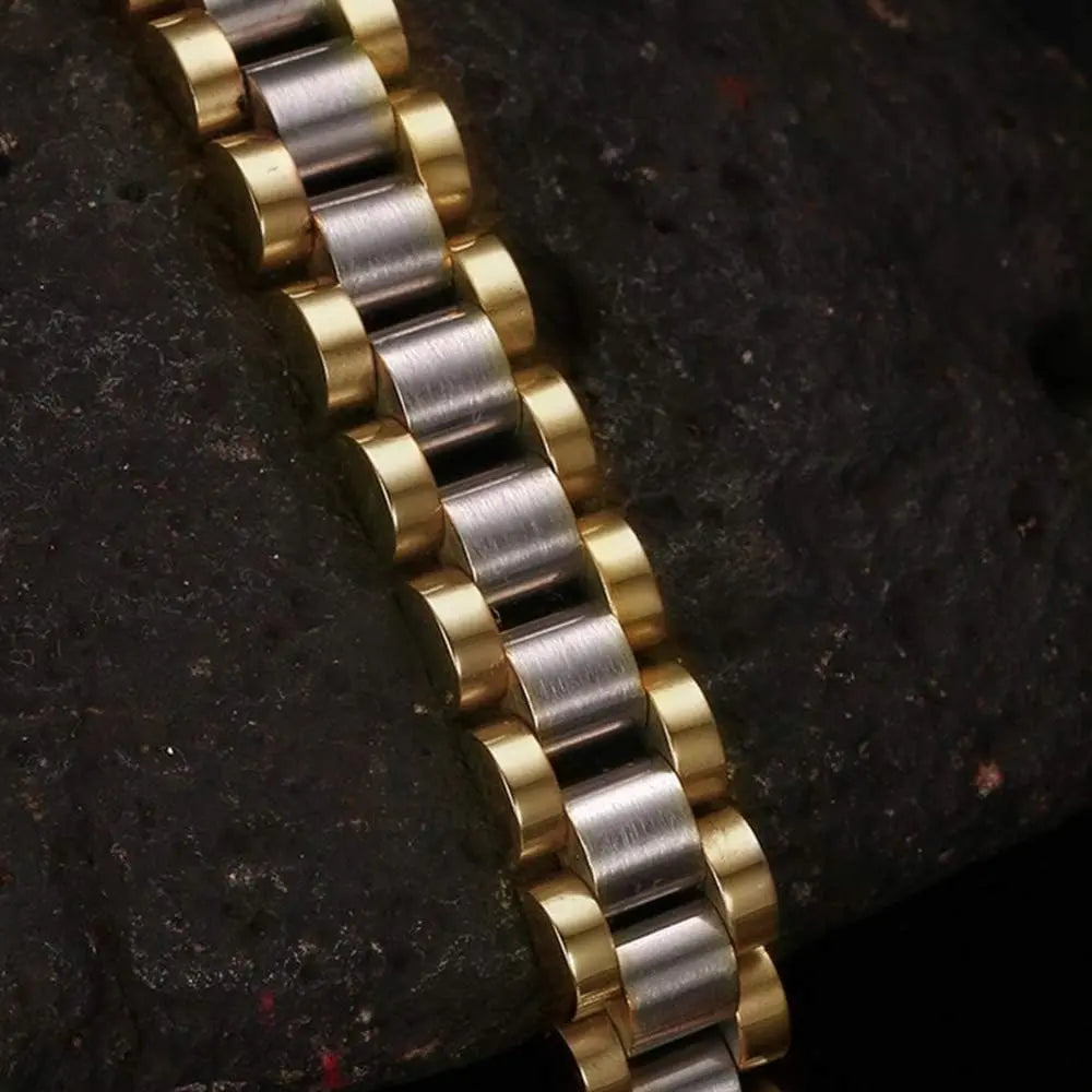 Premium Stainless Steel Golden Bracelet empirewaers.store