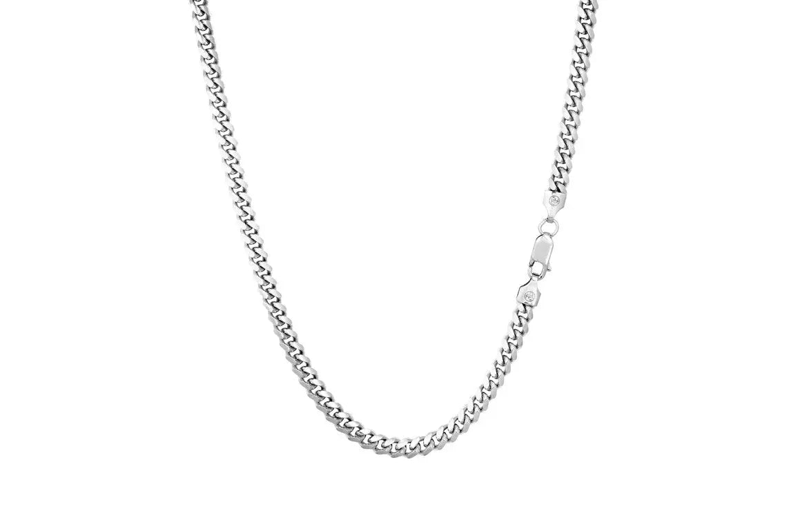 Stainless Steel Chain Silver For Men Women empirewaers.store