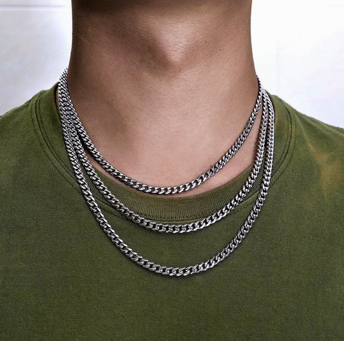 Stainless Steel Chain Silver empirewaers.store