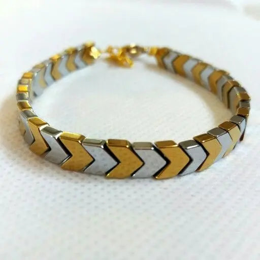 Silver Golden Arrow Bracelet empirewaers.store