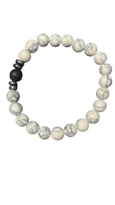 White Beads Bracelet empirewaers.store