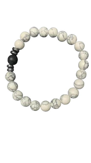 White Beads Bracelet empirewaers.store