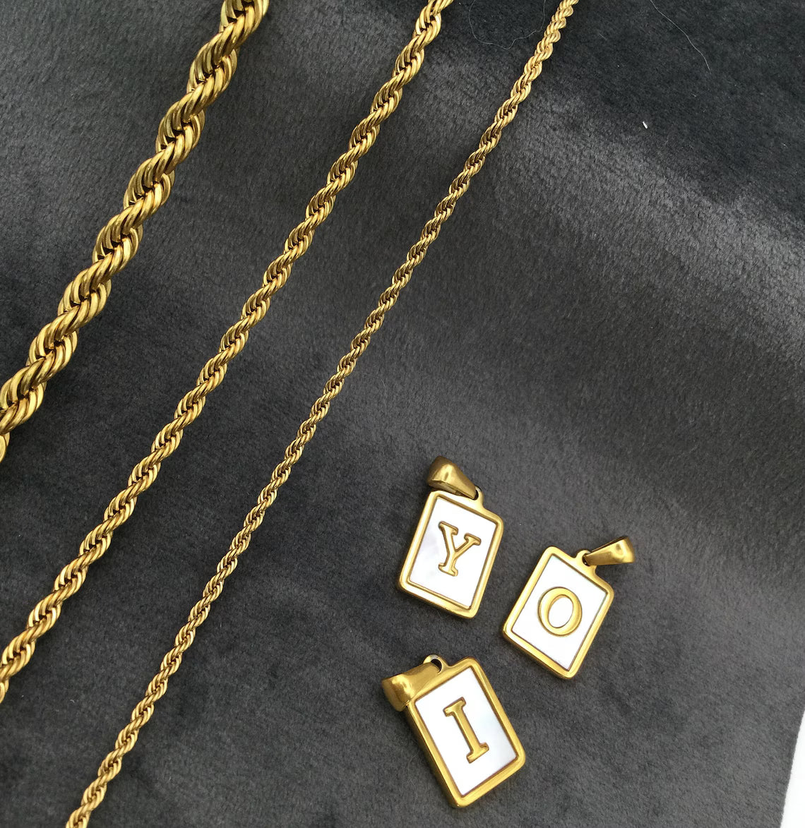 Golden Rope Chain Stainless Steel empirewaers.store