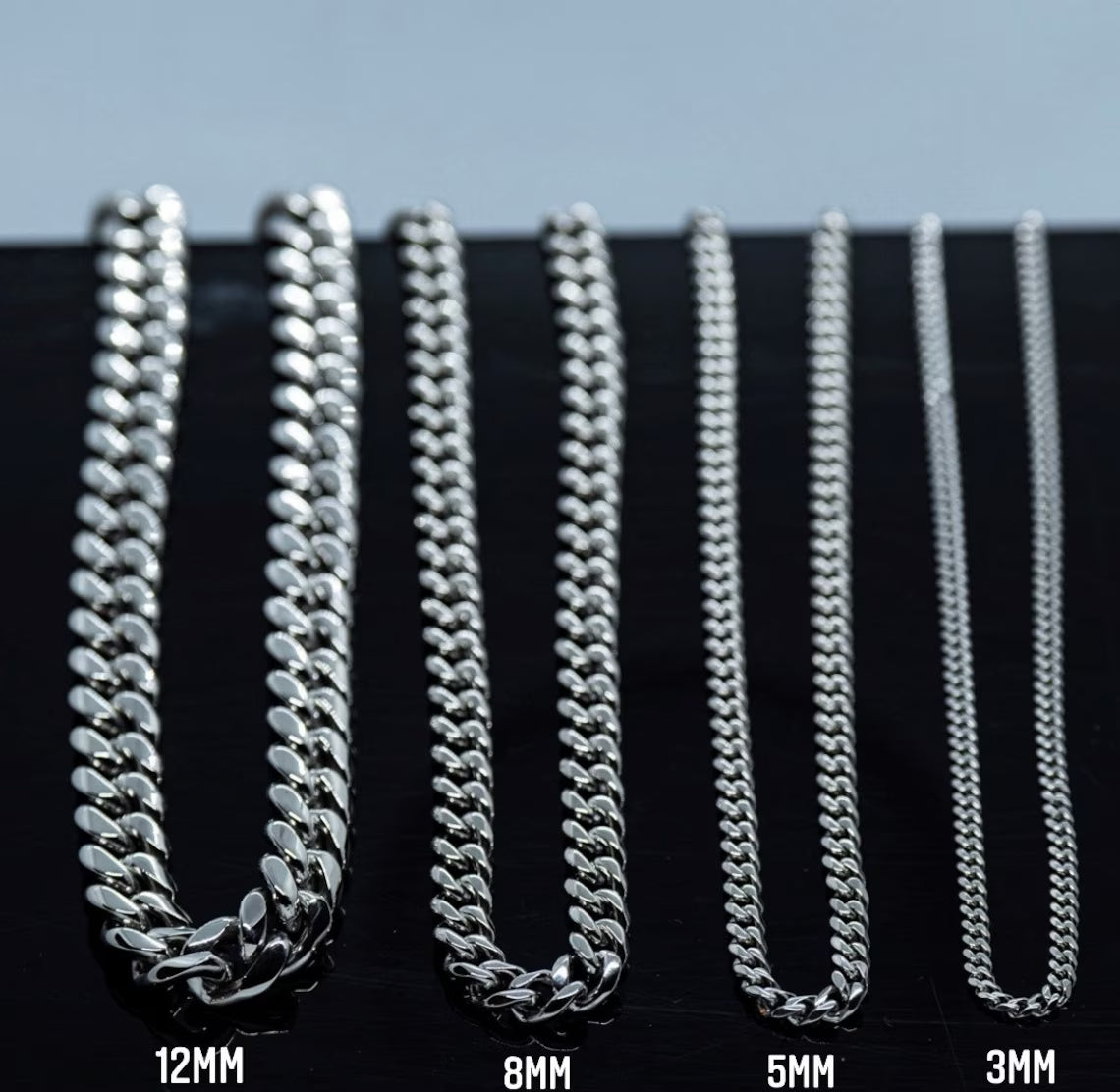 Stainless Steel Chain Silver empirewaers.store