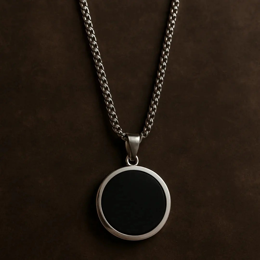 Silver Stainless Stone Chain For Men empirewaers.store
