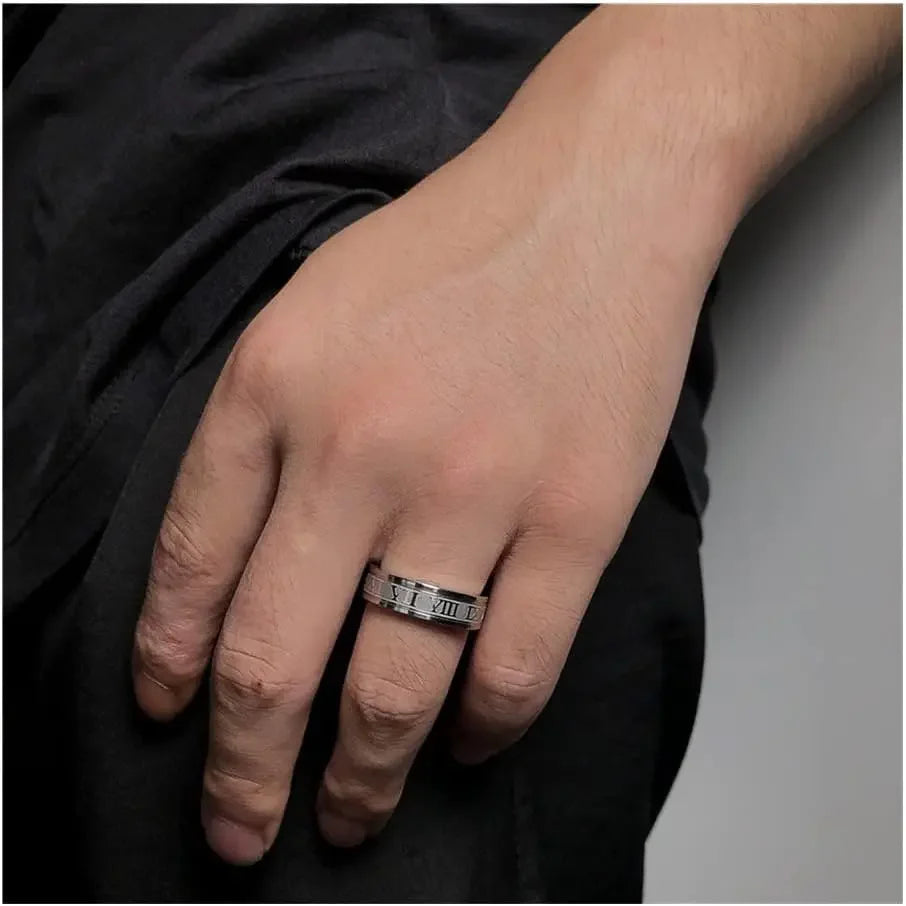 Ring Romen Count Golden Stainless Steel empirewaers.store