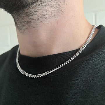 Stainless Steel Chain Silver For Men Women empirewaers.store