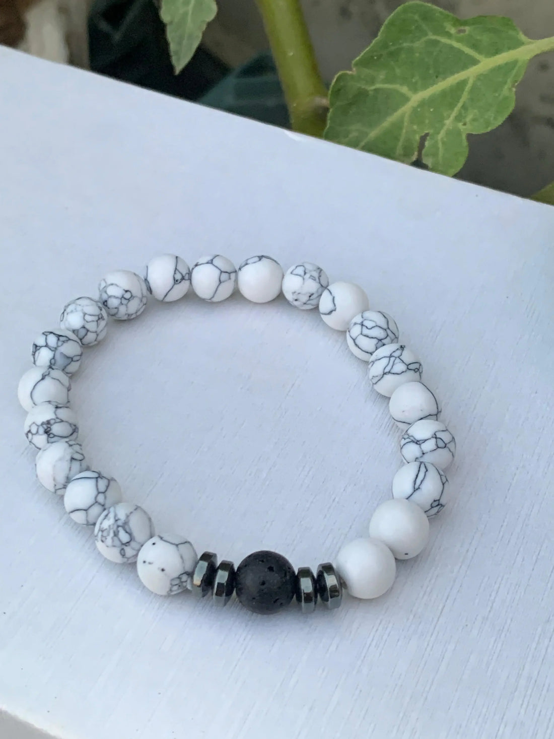 White Beads Bracelet empirewaers.store