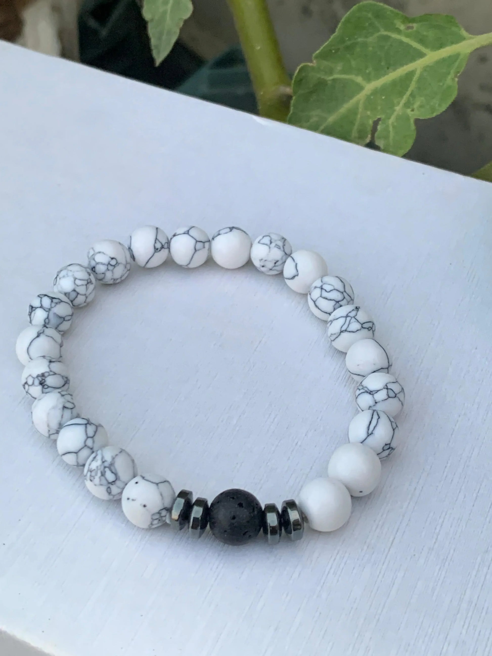 White Beads Bracelet empirewaers.store
