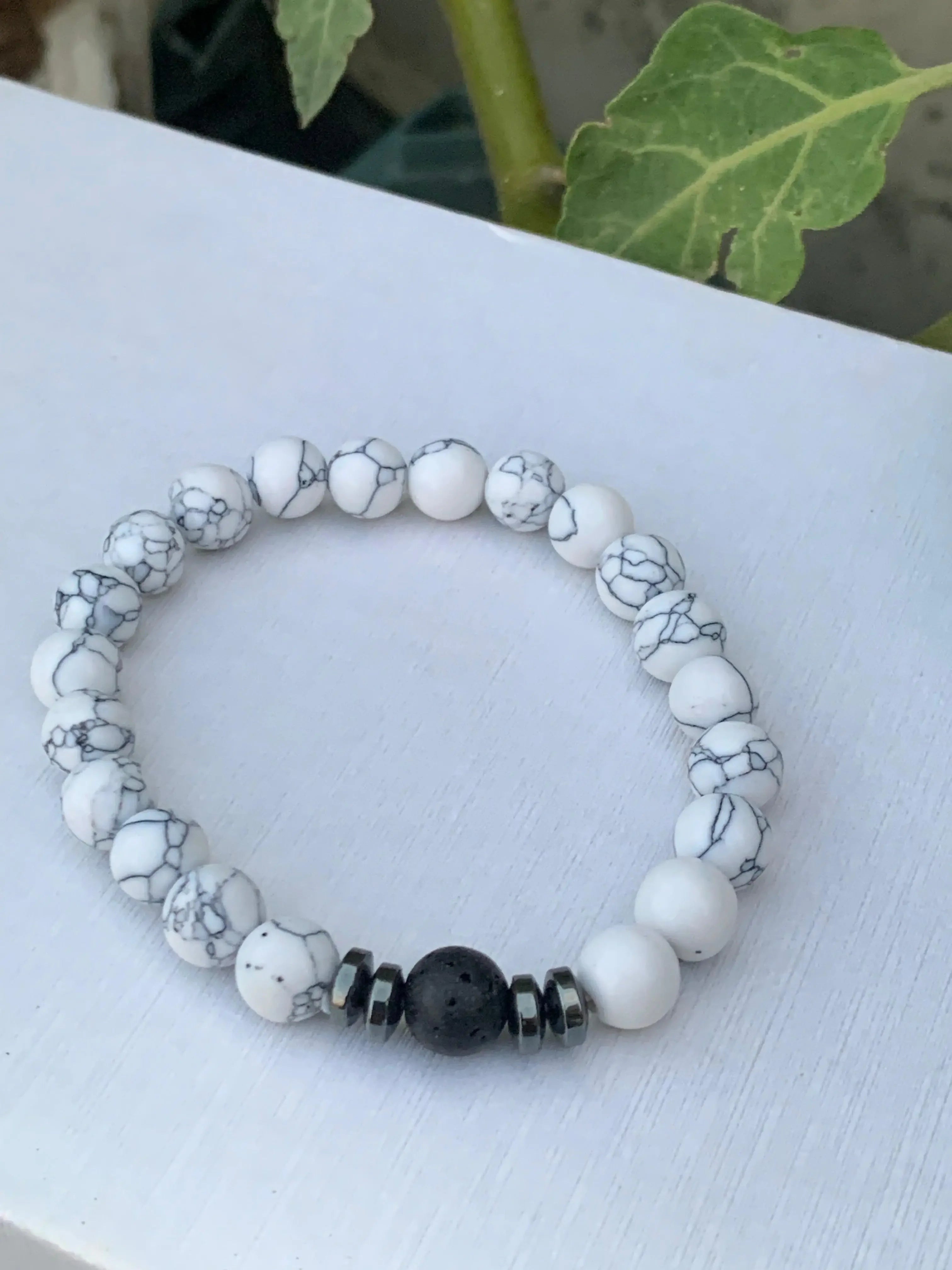 White Beads Bracelet empirewaers.store