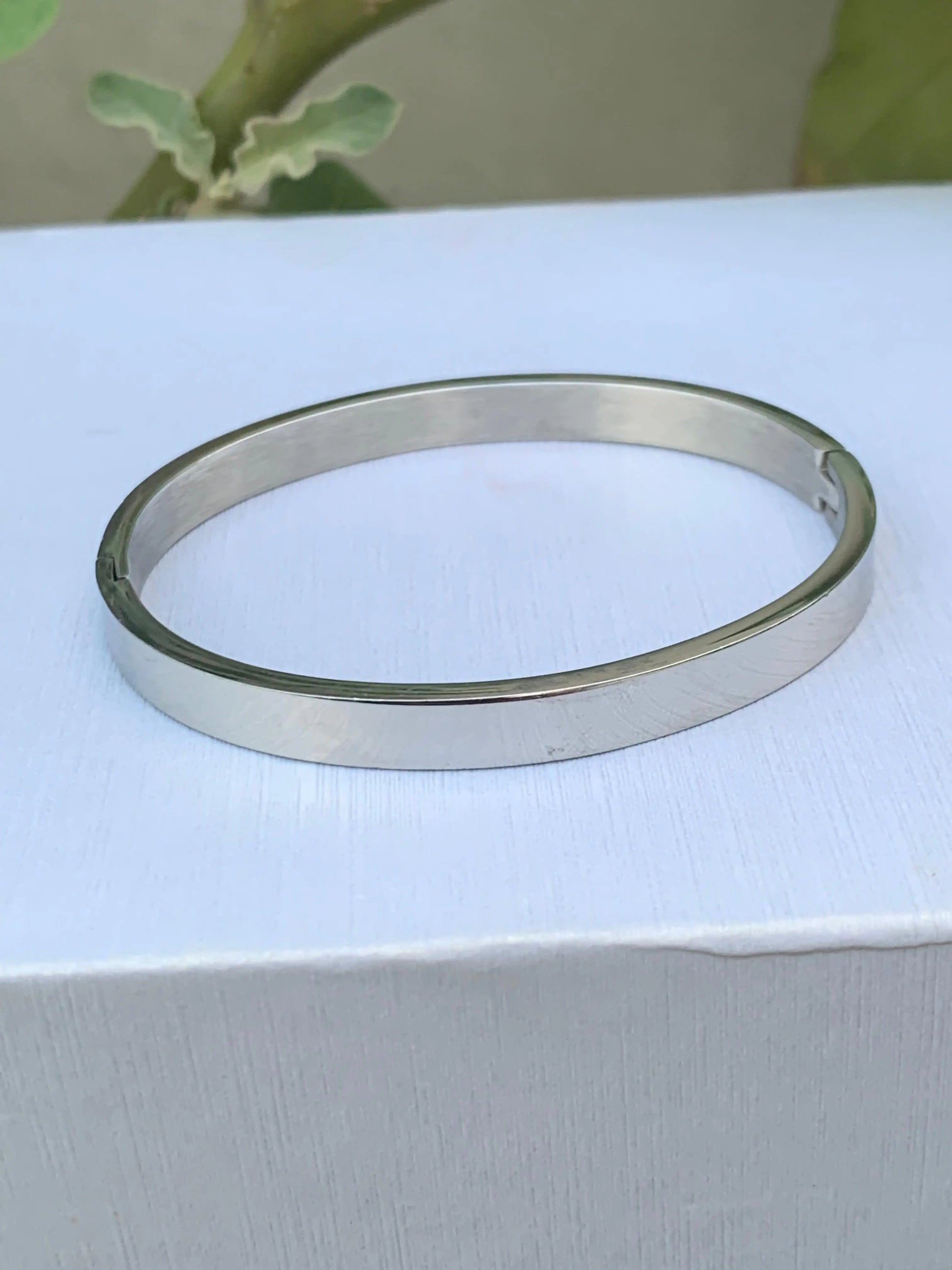 Silver Stainless Steel Bracelets For Men Women empirewaers.store