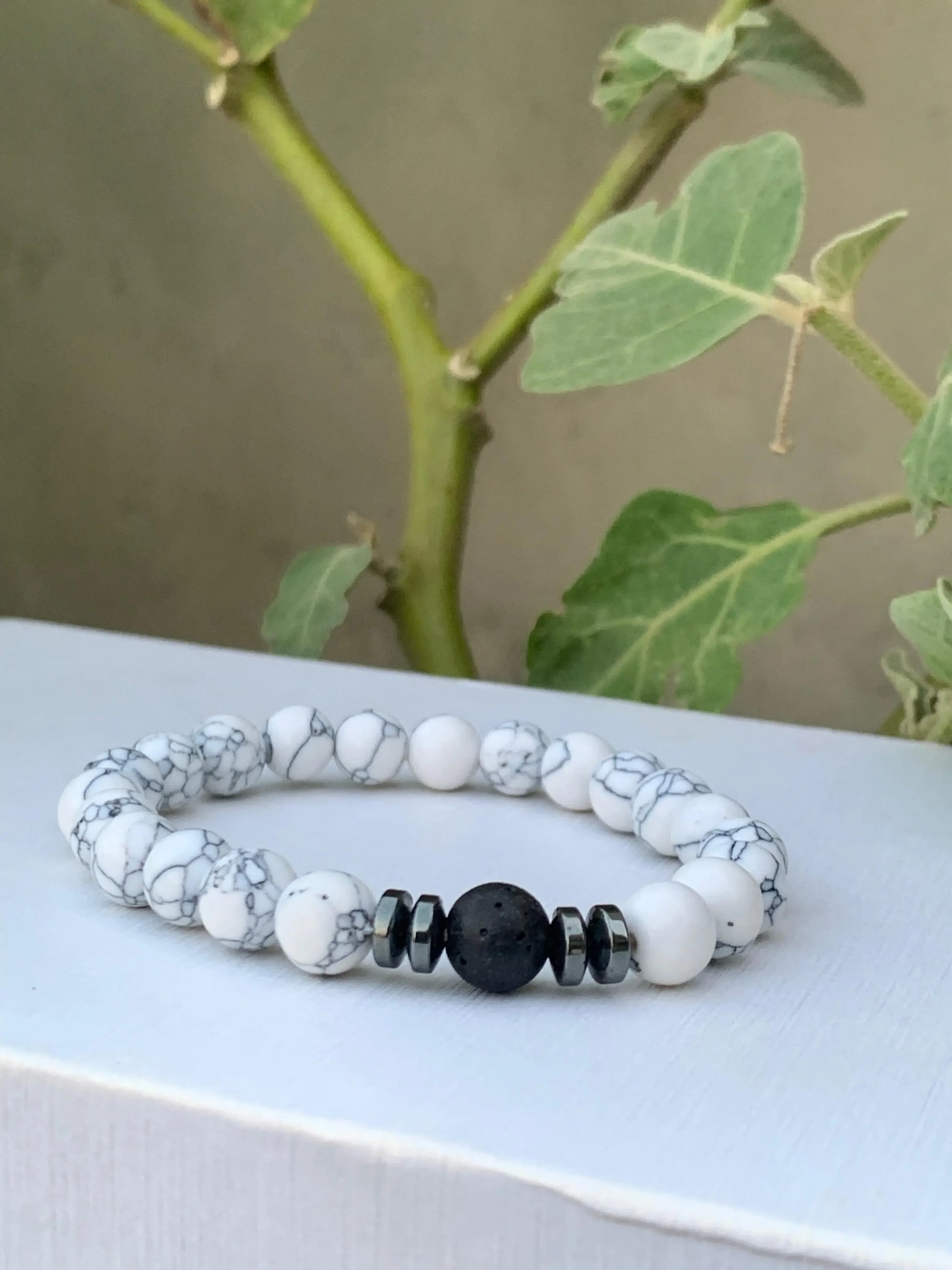 White Beads Bracelet empirewaers.store