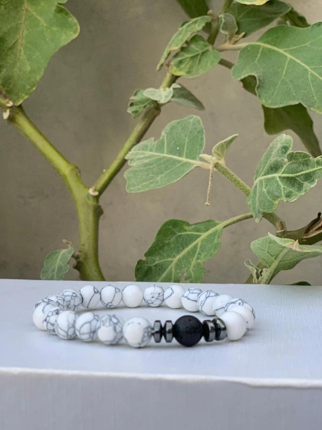 White Beads Bracelet empirewaers.store