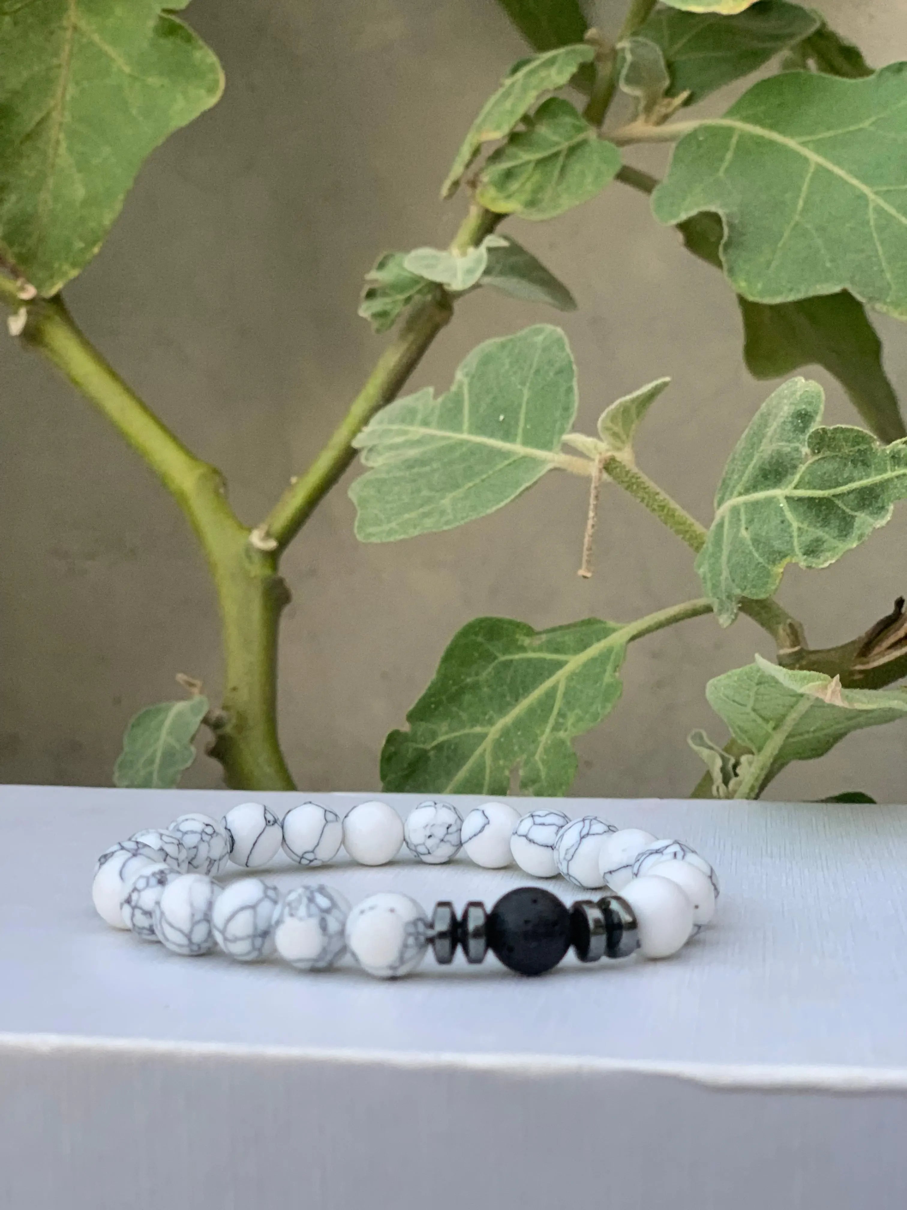 White Beads Bracelet empirewaers.store